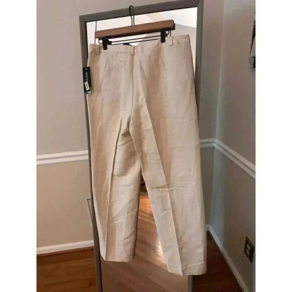 Kasper‎ Linen Trouser Dress Pants Size 14 NWT - Picture 2 of 6